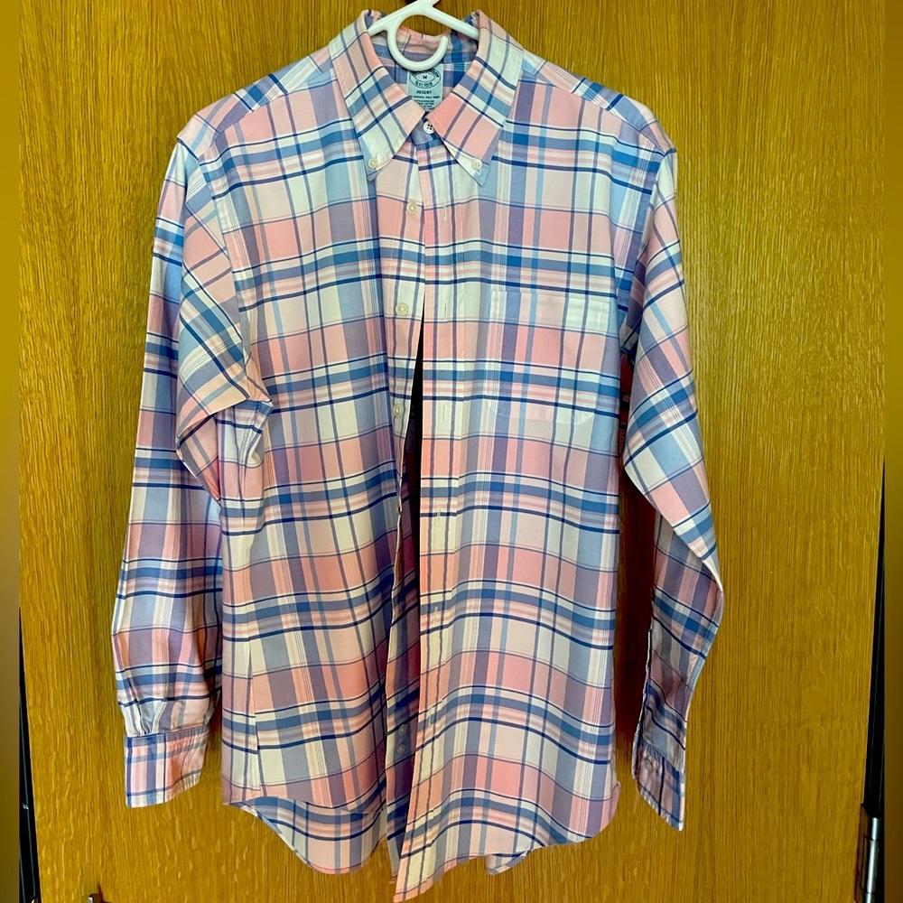 Brooks Brothers button down Oxford regent fit medium